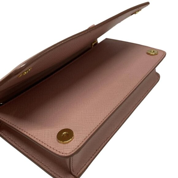 PRADA -Pink Saffiano Shine (leather) Other Style Wallet 795-072225 - Picture 8 of 13